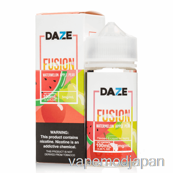 VAPE Japan スイカ アップル ペア - 7 デイズ フュージョン - 100ml 0mg